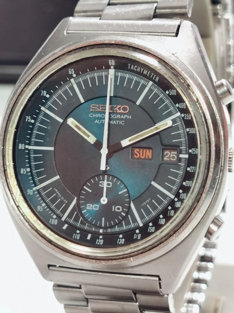 Seiko Vintage Blue Dial 6139-7070 Mesmerising 2-layered Dial, Men's  Fashion, Watches & Accessories, Watches on Carousell