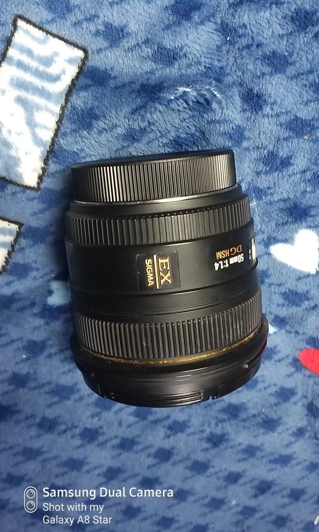 Sigma 50mm f1.4 for Canon, 相機攝影, 鏡頭及裝備在旋轉拍賣