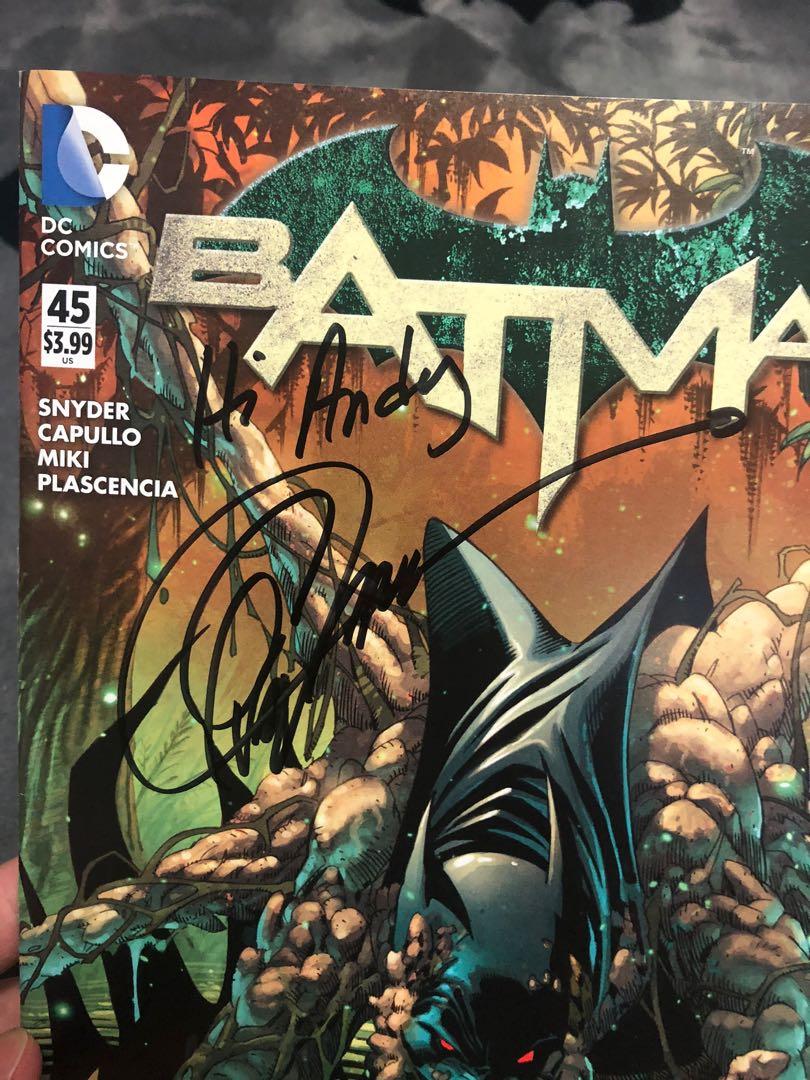 SIGNED Batman #42 by Greg Capullo & Andy Kubert, Hobbies & Toys ...