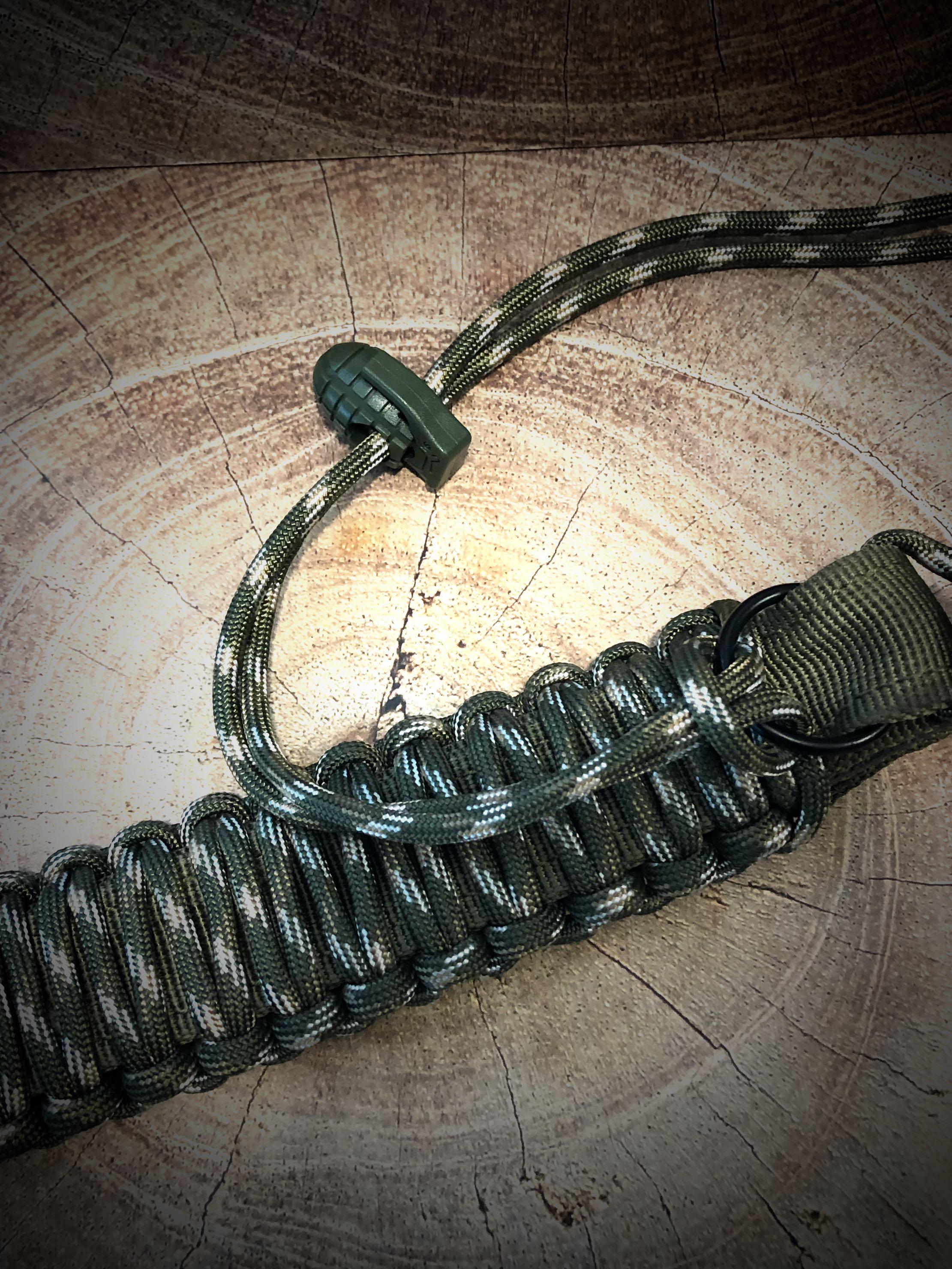 Stockwhip Paracord Bespoken Tactical Stockwhip In Army Green Camo