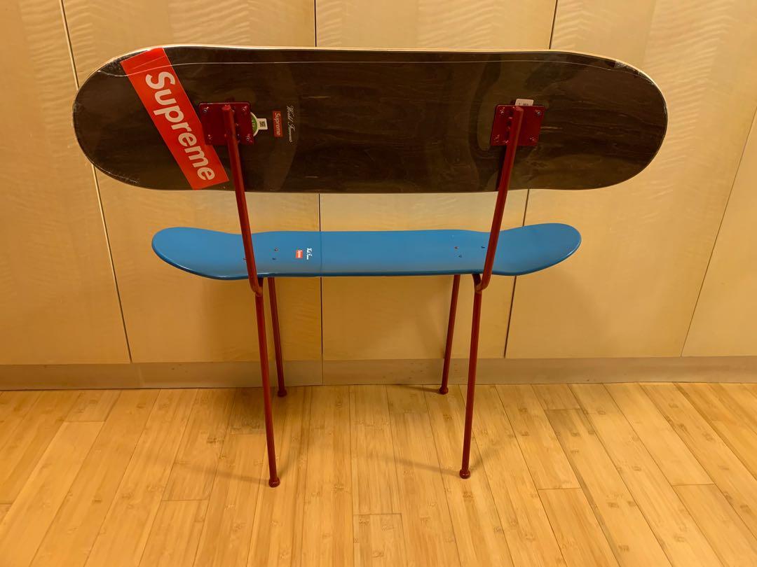 19ss Supreme skateboard deck chair 滑板 椅 櫈 凳, 傢俬＆家居, 傢俬, 椅子 Carousell