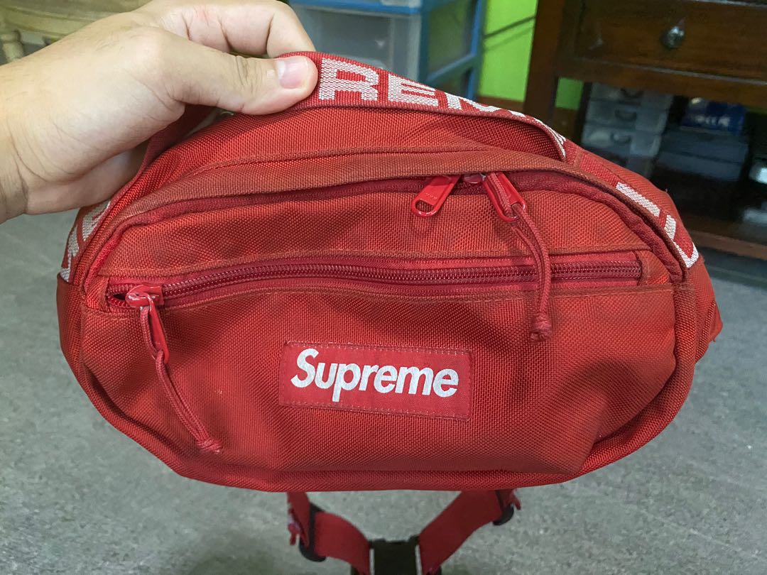 Supreme Waist Bag (SS18) Red BRAND NEW w/ TAGS