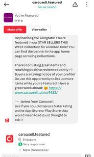 Thank you carousell!