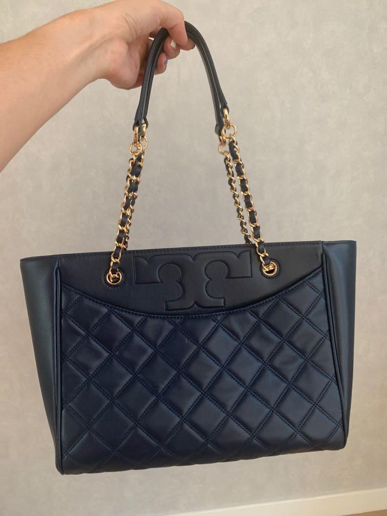 Tory burch savannah small flat tote sales