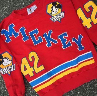 Vintage Mickey Disney Hockey Sweater