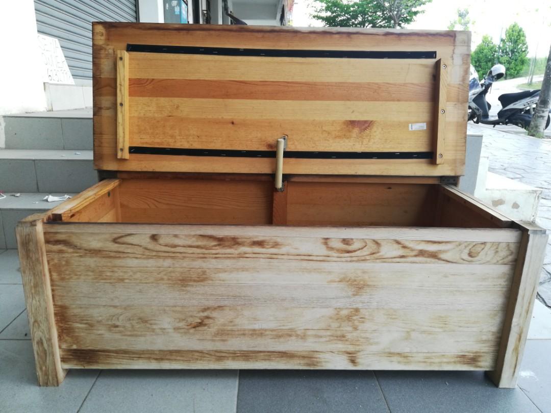 Ikea Vintage Storage Bench Home Furniture Furniture On Carousell