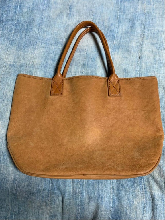 Visvim VEGGIE HOMER TOTE BAG M Size Leather, 男裝, 袋, 腰袋、手提