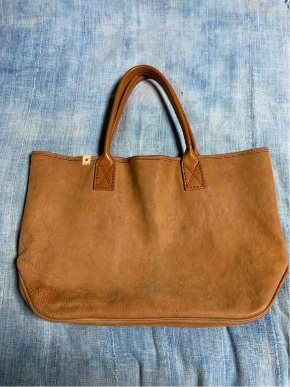 Visvim VEGGIE HOMER TOTE BAG M Size Leather, 男裝, 袋, 腰袋、手提 