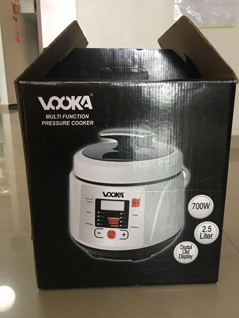 Vooka Multi Function Pressure Cooker EM9389C TV Home Appliances