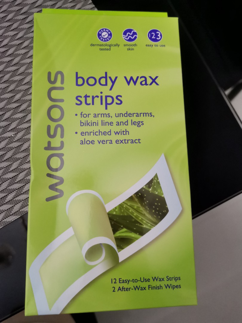 Watsons body wax strip Beauty Personal Care Bath Body Body Care