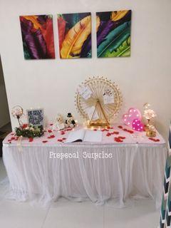 Wedding Reception Table Rental Design Craft Carousell Singapore