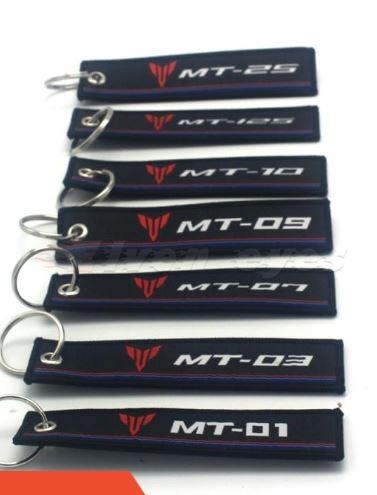 For YAMAHA MT-01 MT-03 MT-07 MT-09 MT-10 MT-25 Motorcycle Keychain Key Tags