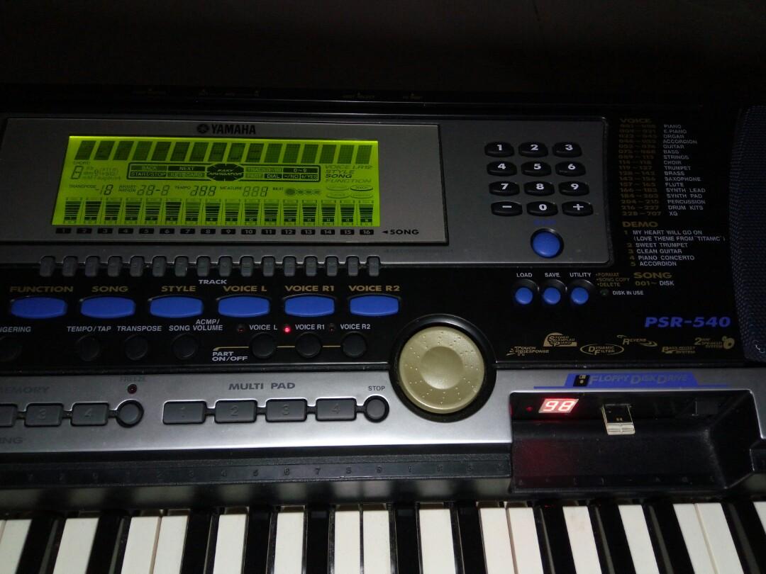 Floppy 轉 usb Floppy disk emulator for Yamaha PSR540 keyboard floppy