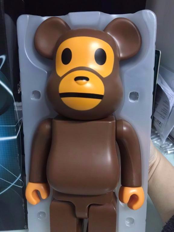 100%+400%)Bearbrick Milo A Bathing Ape Bape Play Worldwide Tour 2