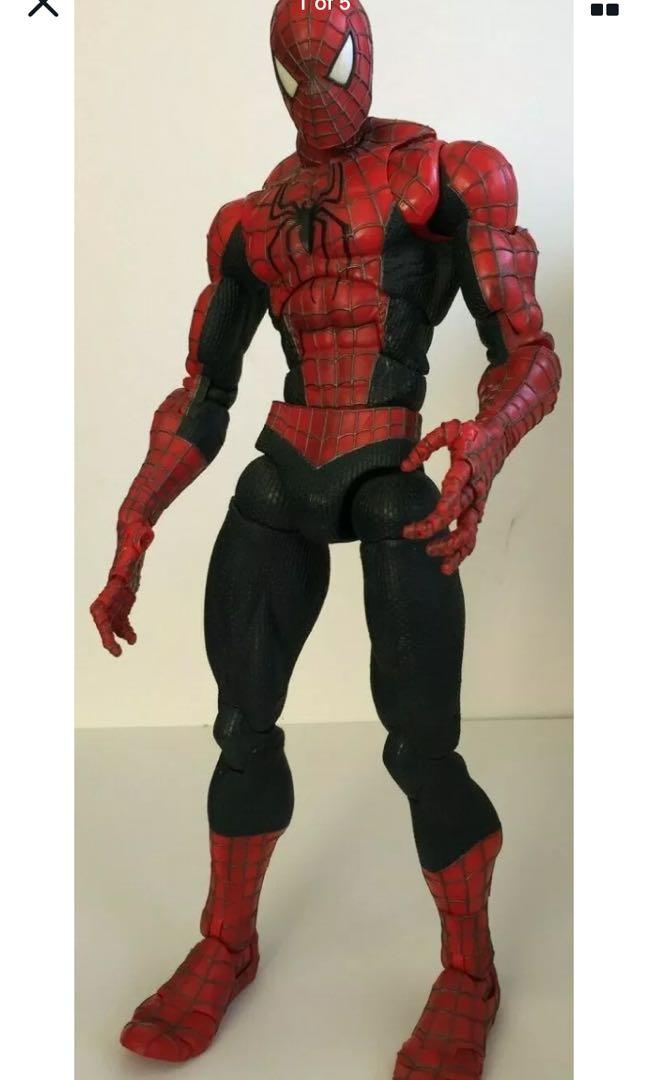 18 inches Spider-man from 2003 Spider-man 2 movie body of figure is fully  articulated!, Hobbies & Toys, Toys & Games on Carousell