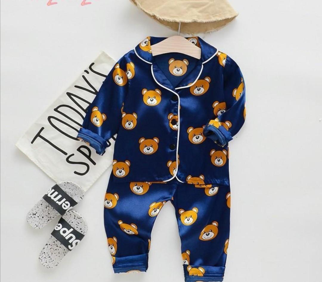 baby girl silk pajamas