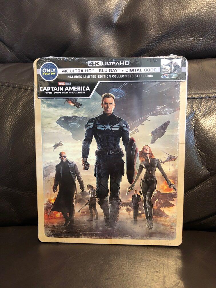 4k Steelbook Captain America The Winter Soldier 4k Uhd Ultra Hd