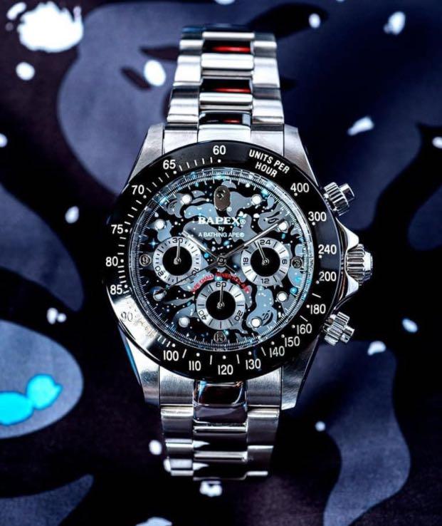 💥爆款💥《 日本🇯🇵A Bathing Ape® Space Camo Type 3 Bapex Watch
