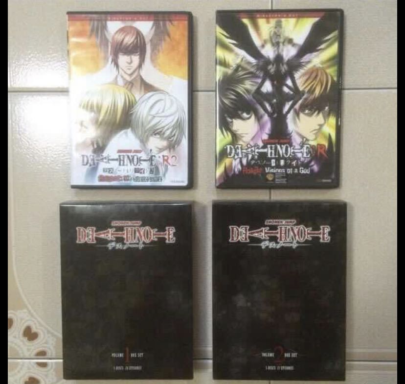 Death Note Anime Season ( episode 1 to 37 ) + Part 1 and 2 of OVA Death ...