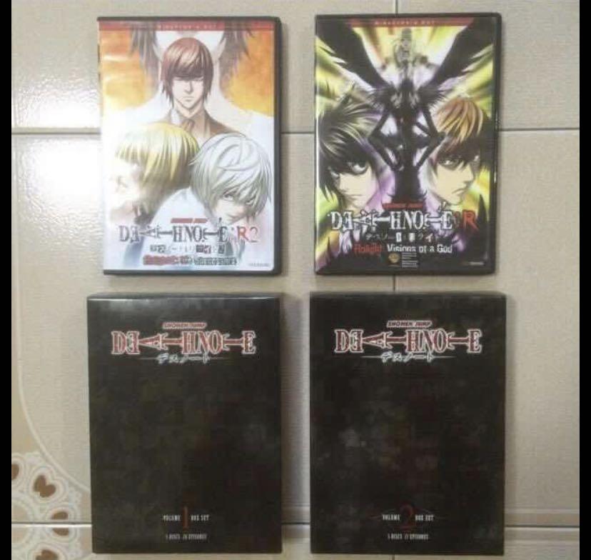 Death Note Anime Season ( episode 1 to 37 ) + Part 1 and 2 of OVA Death