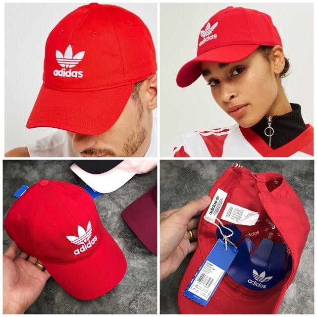 adidas originals red cap