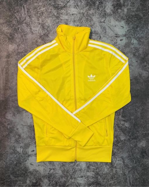 adidas firebird track jacket yellow