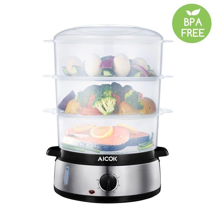 Aicok HY4401S Food Steamer, TV & Home Appliances, Kitchen Appliances