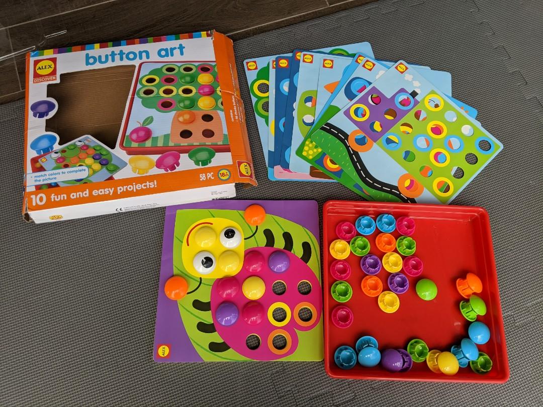 Alex discover button art clearance