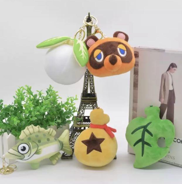 animal crossing plush keychain