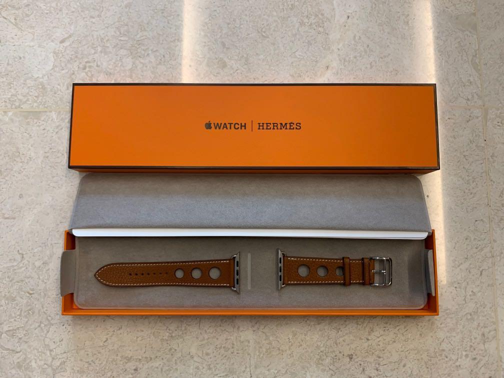 Hermès fauve barenia cheap leather single tour