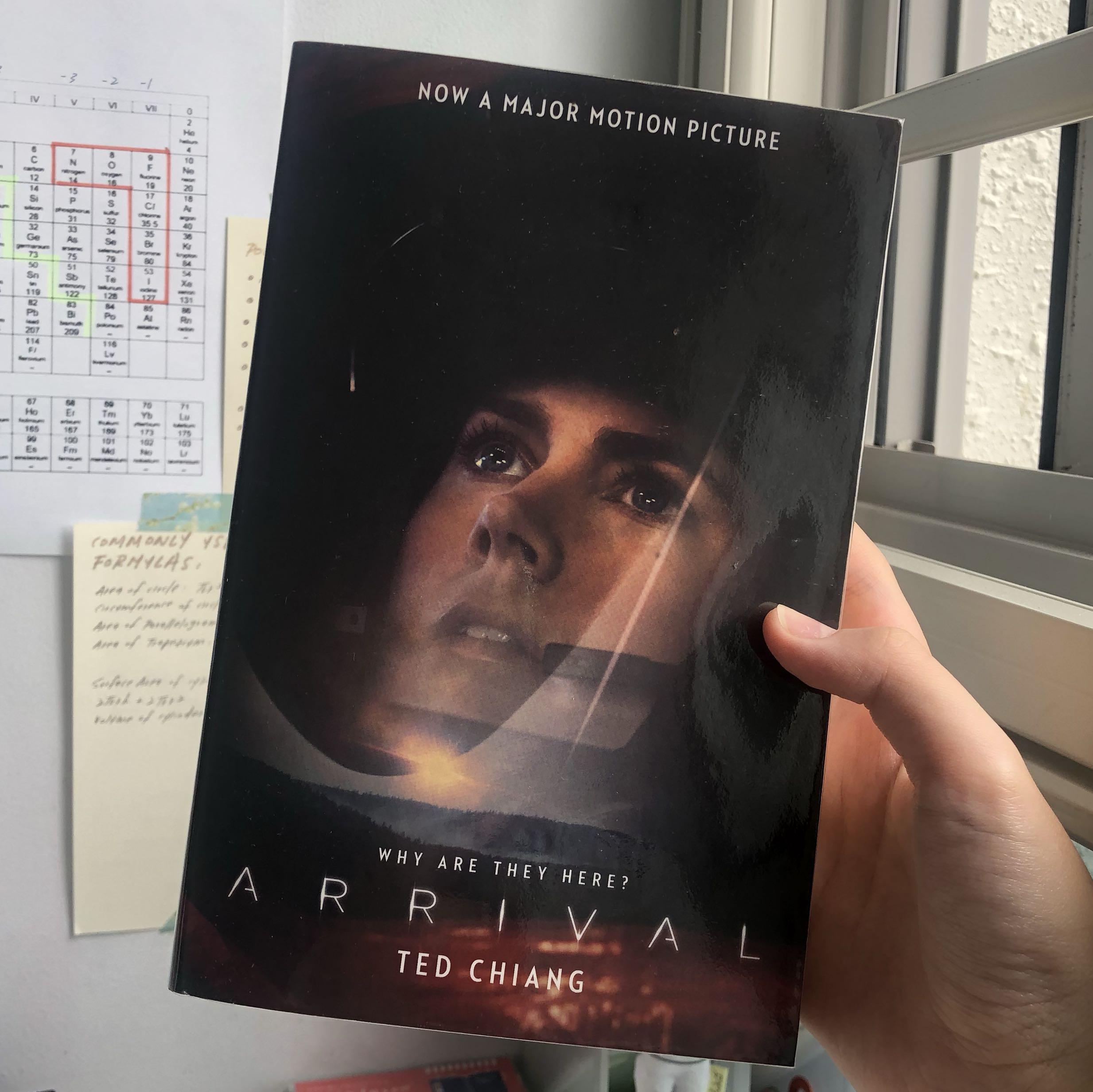 Arrival By Ted Chiang Hobbies Toys Books Magazines Fiction Non Fiction On Carousell