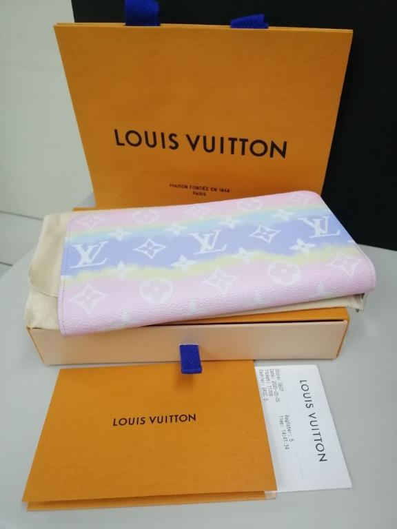 Authentic And Brand New Louis Vuitton Escale Collection Zippy Wallet In Pastel Women S Fashion Bags Wallets Wallets Card Holders On Carousell