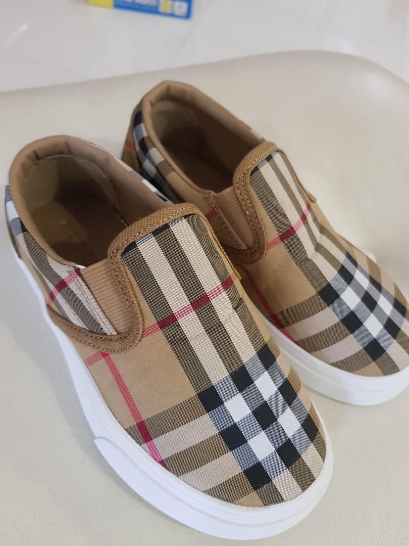 Authentic Burberry loafers sneakers Babies Kids Babies Kids Fashion on Carousell