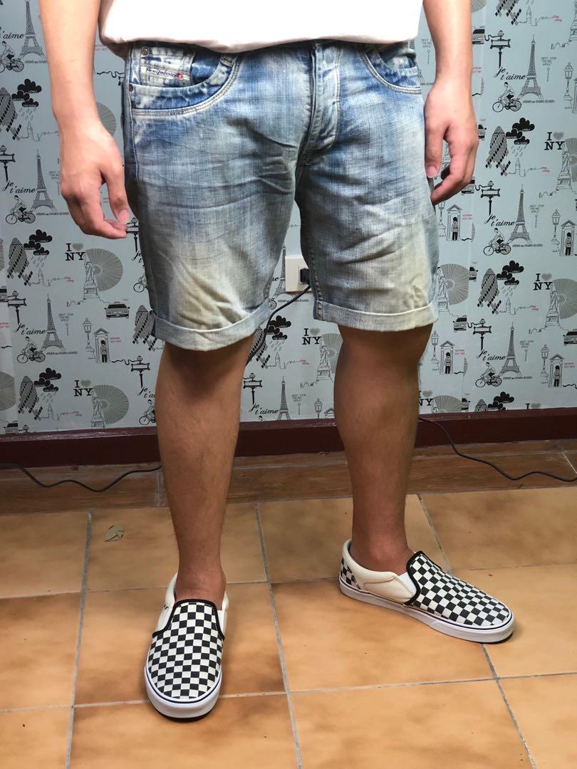 diesel jean shorts