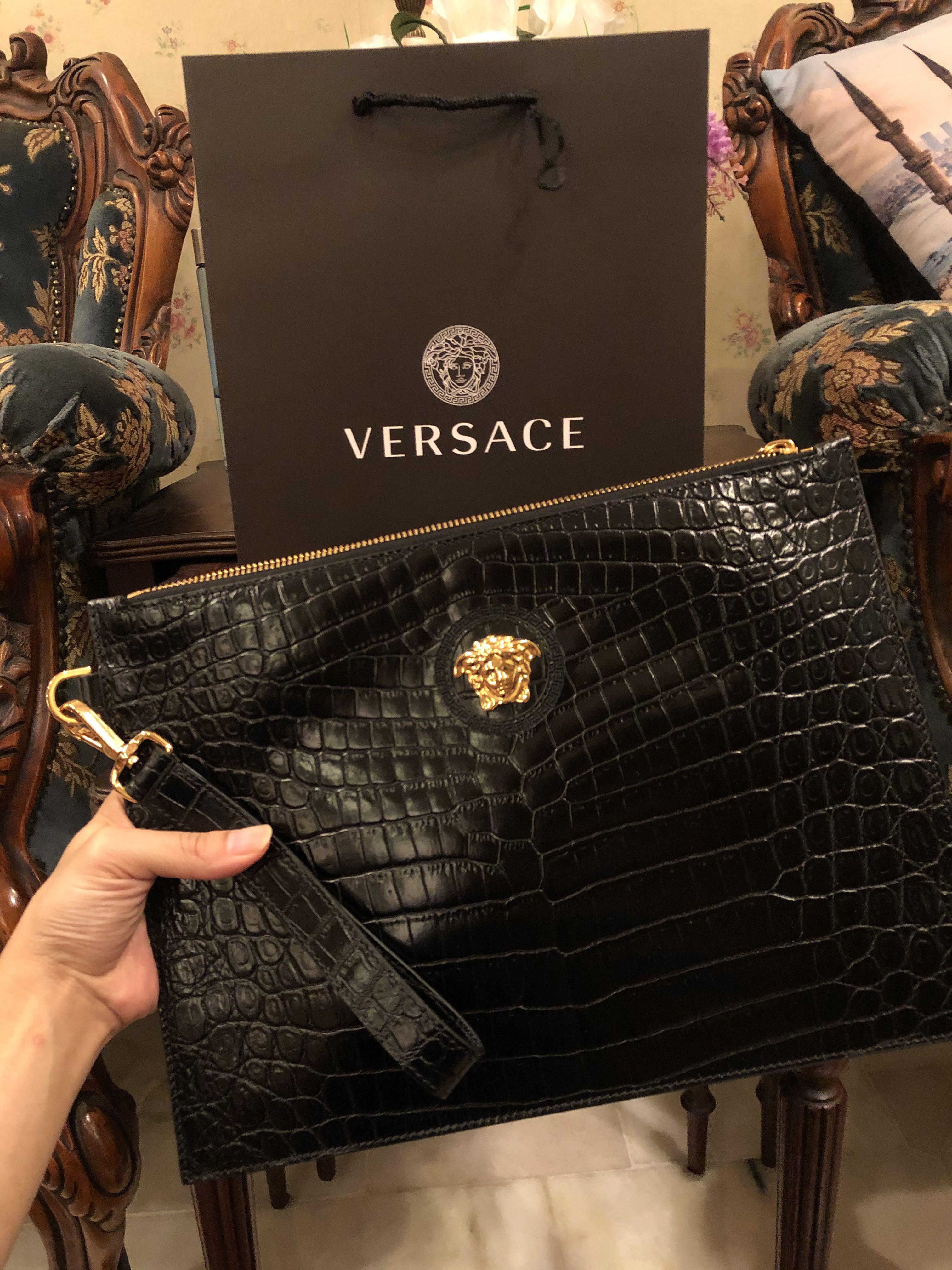 versace wristlet