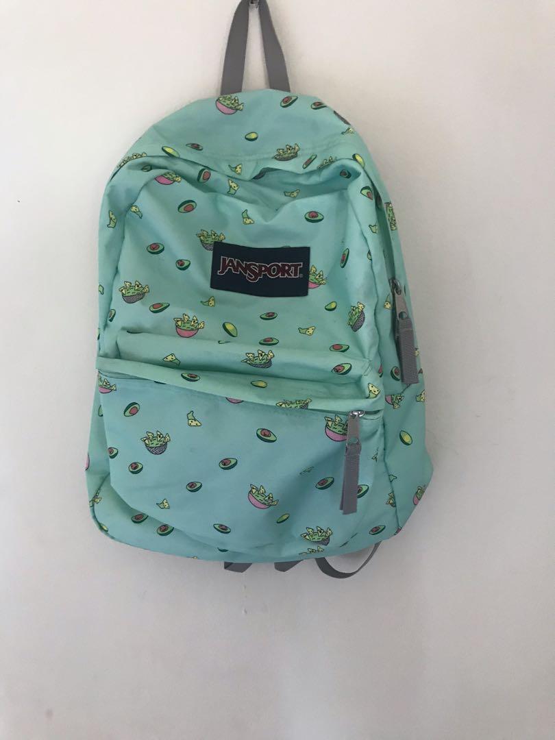 jansport avocado mini backpack