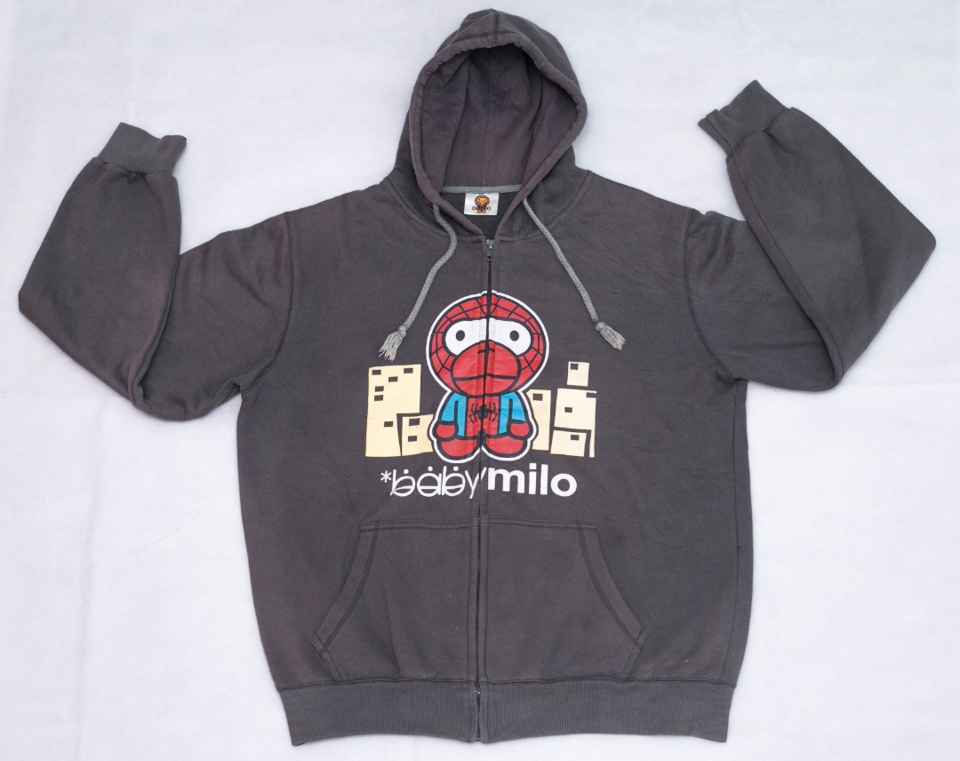 Bape hotsell spiderman hoodie