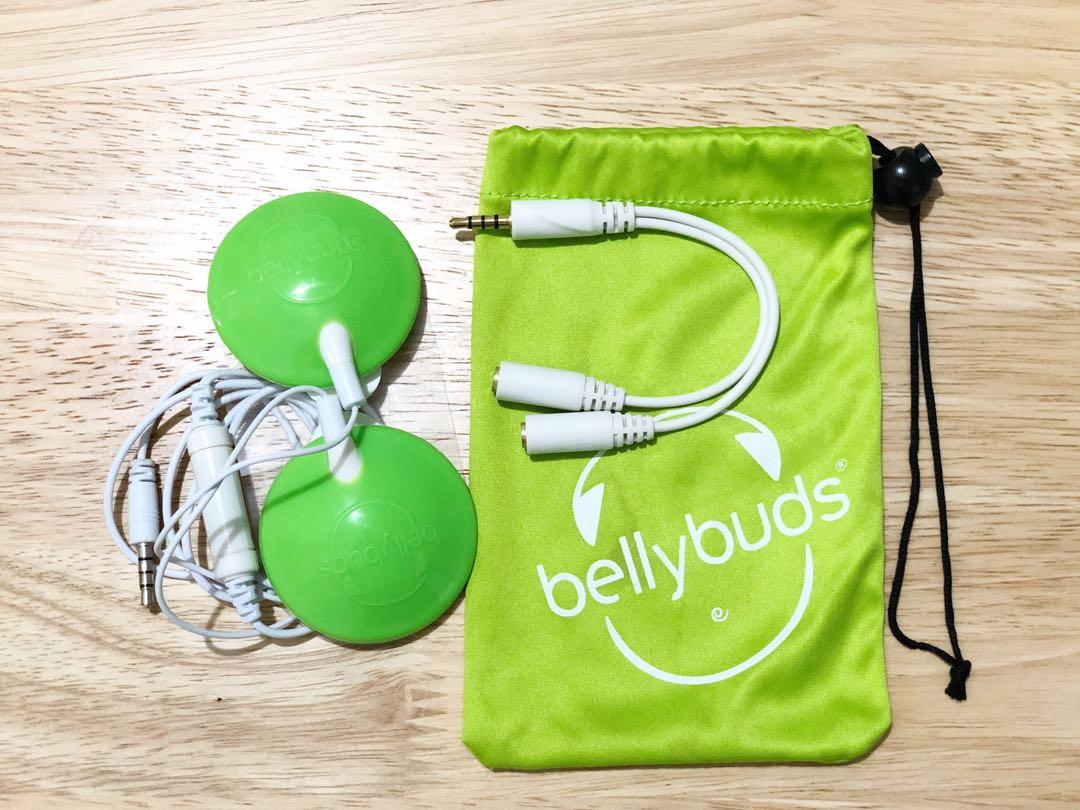 Akozon Hoofdtelefoon voor zwangerschap, Baby Bump Headphones Professionele Draagbare Muziek Play Buik Prenatale Belly Speaker voor Vrouwen Zwanger Baby in de baarmoeder Luidspreker