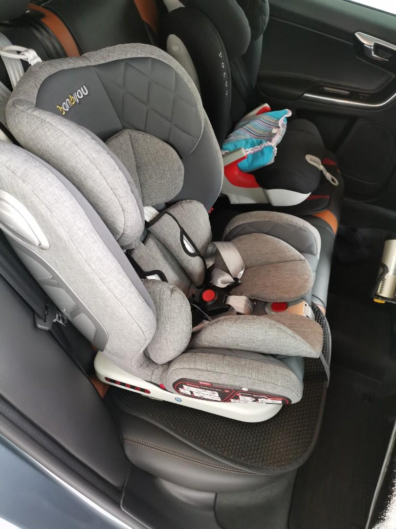Bonbijou Revolution 360 Isofix Car Seat like new Babies Kids