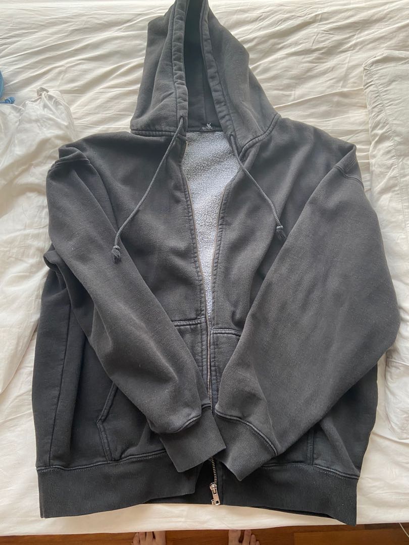 black christy hoodie brandy melville, Women's Fashion, Tops, Other Tops on  Carousell