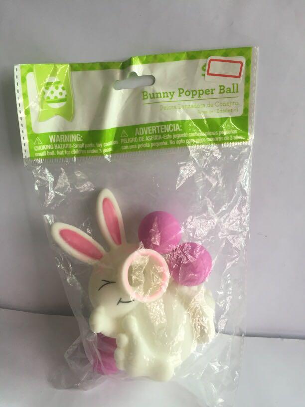 Bunny Popper Ball (Category: Kids Toys) located in Pasay City. Submitted by redgiftshop (Listing ID 1008216968, Image 1). Description: for age 3+ unisex toys contain small balls product code: S-13.