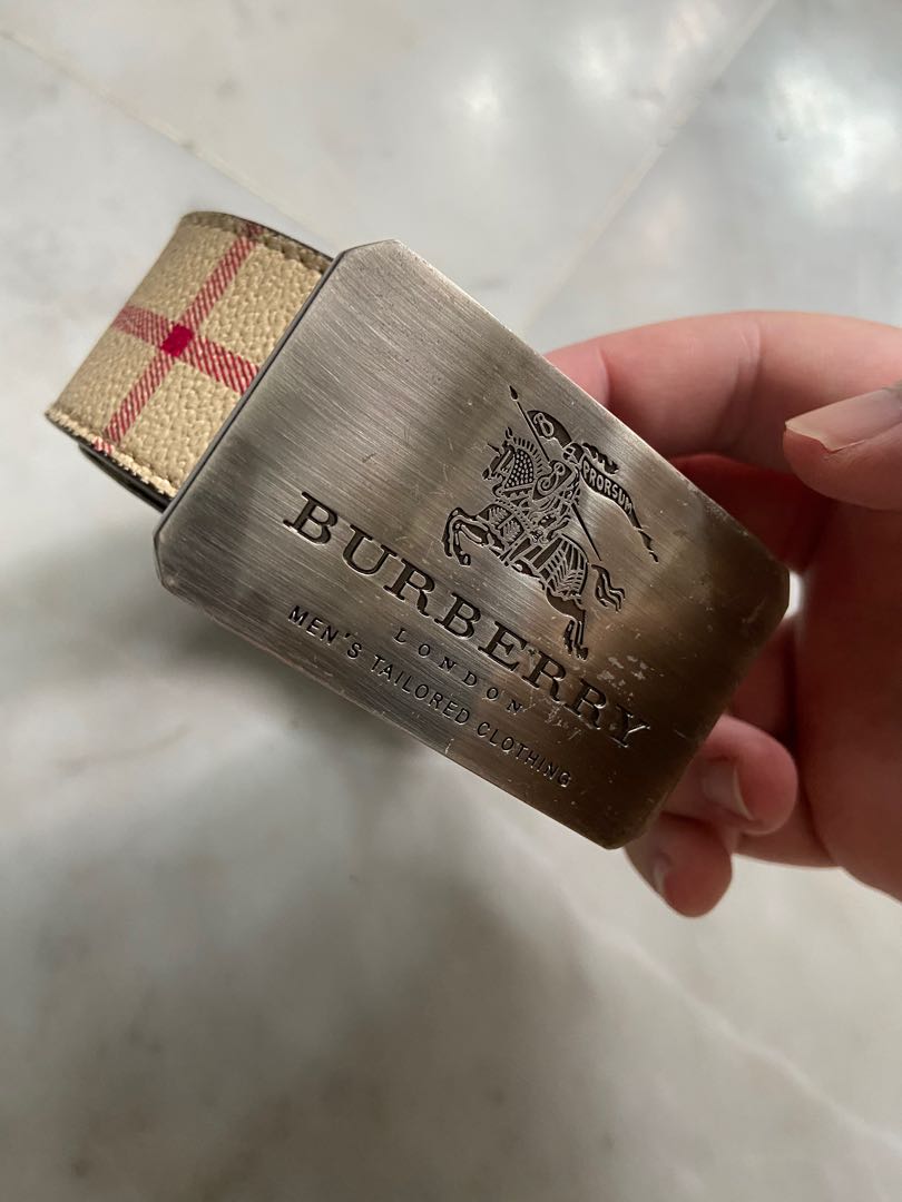 Burberry Men's Belt 3.8cm, Men's Fashion, Watches & Accessories, Belts on  Carousell