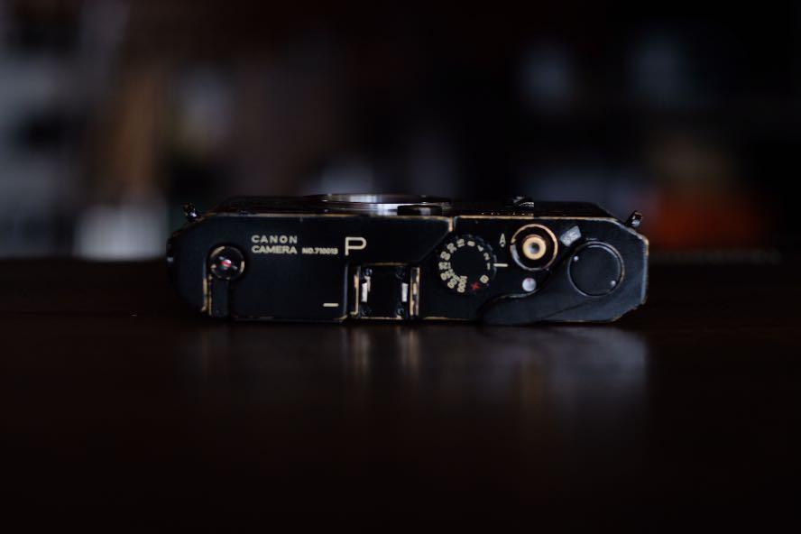 美品Canon P Rangefinder black paint 旁軸菲林相機Leica Voigtlander