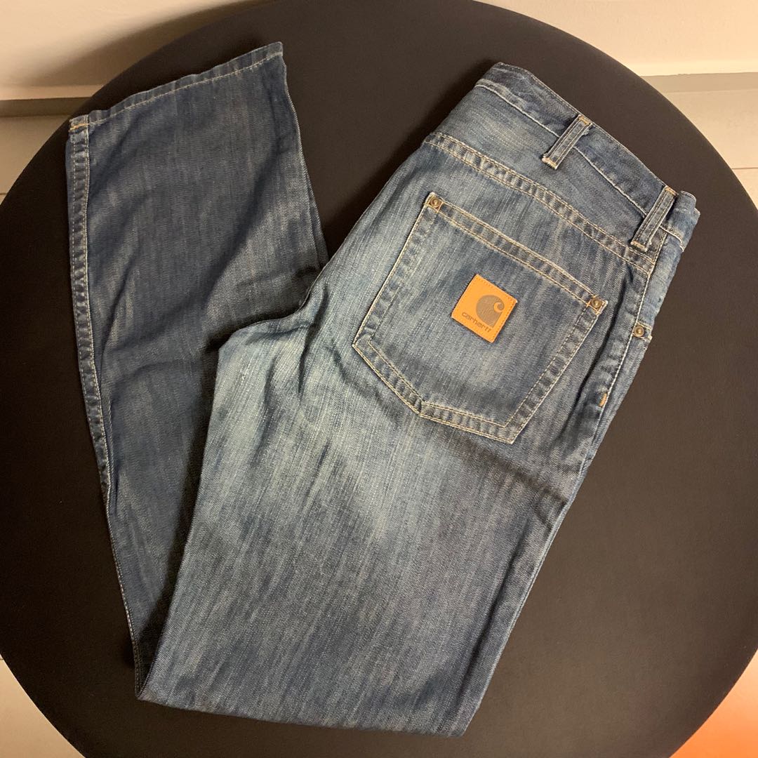 Carhartt Slim Fit Jeans With Paint Splash, Women's Fashion, Bottoms, Jeans  & Leggings on Carousell