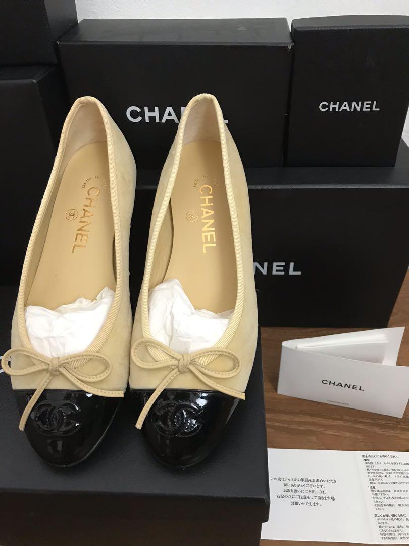 chanel velvet shoes