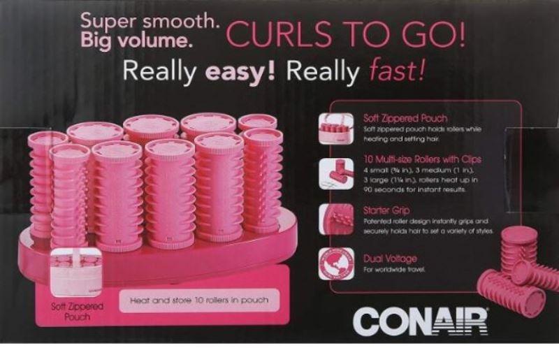 Conair compact rollers sales fast heat up
