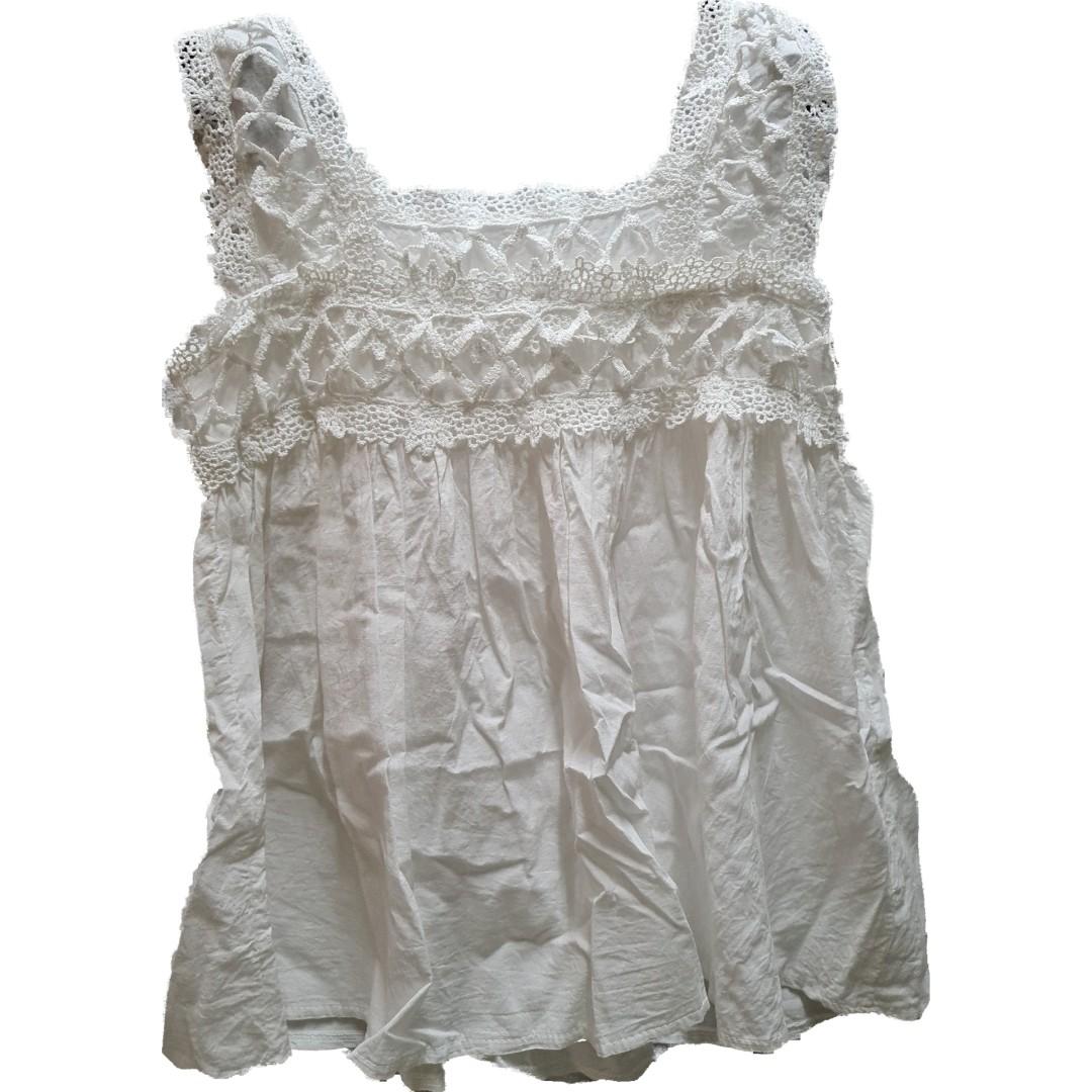 cute white lace tops