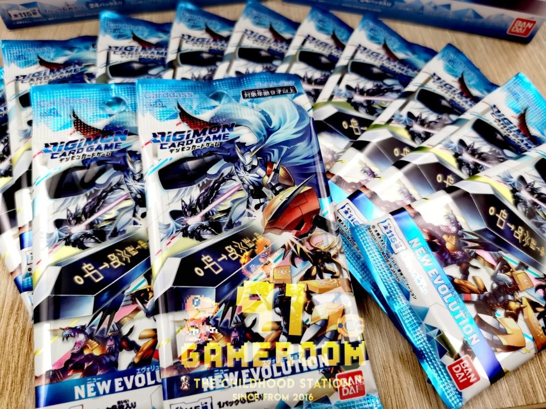 Digimon Card Game Bt 01 Last 12 Pack Promotion Toys Games