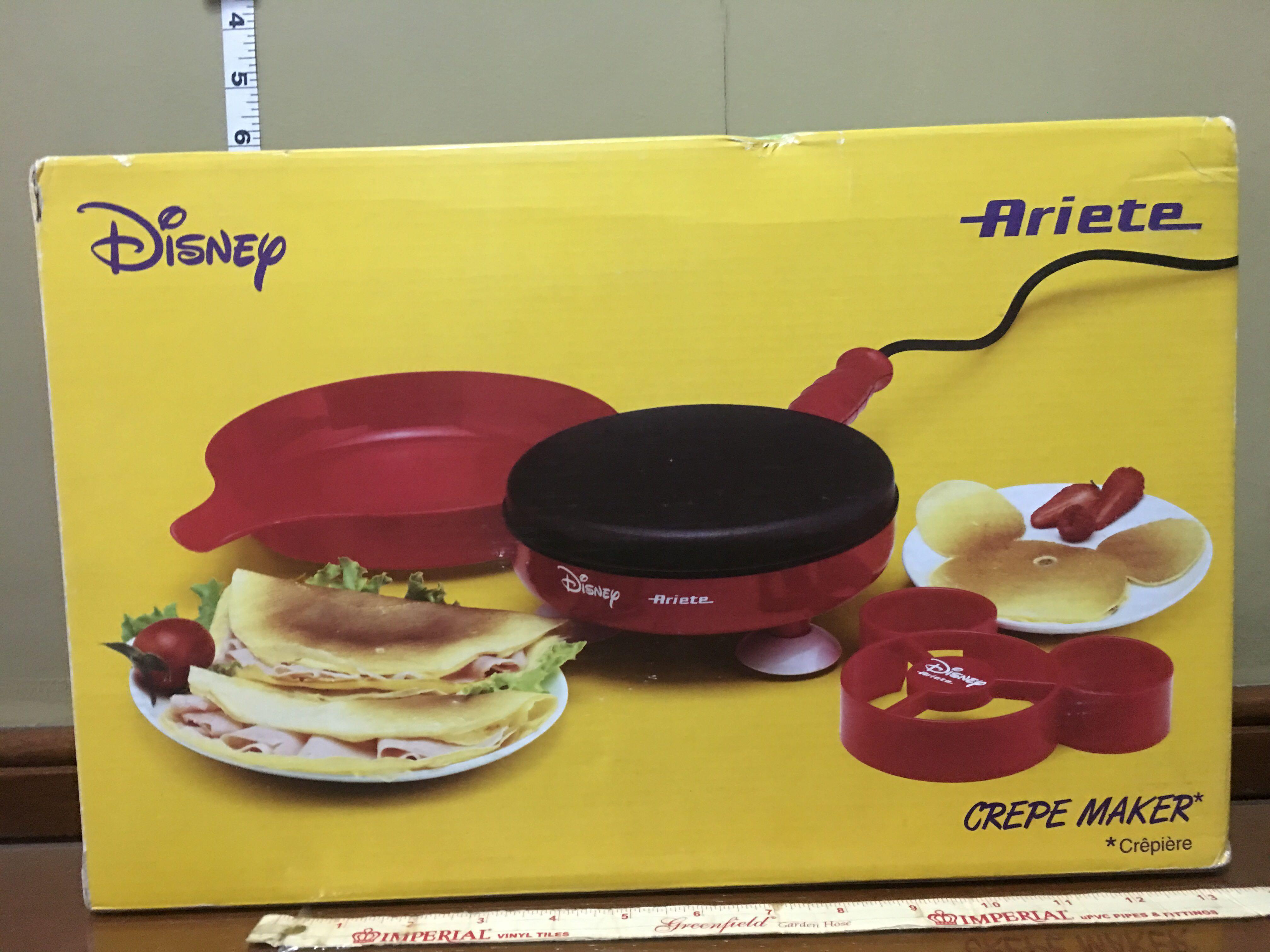 Disney Mickey Mouse Crepe Maker - Used Once (Category: Other Kitchen Appliances) located in Manila. Submitted by beyondfundraising (Listing ID 1008279017, Image 2). Description: Kindly PM for inquiry MOP: BDO or BPI or Gcash RFS: Fundraising for Mission Works Slightly Negotiable - “as is where is” - Preloved in Excellent Condition - outgrown - needs cleaning :) Pls. see my other listings for possible combine shipping. Dear Buyers, Please READ and