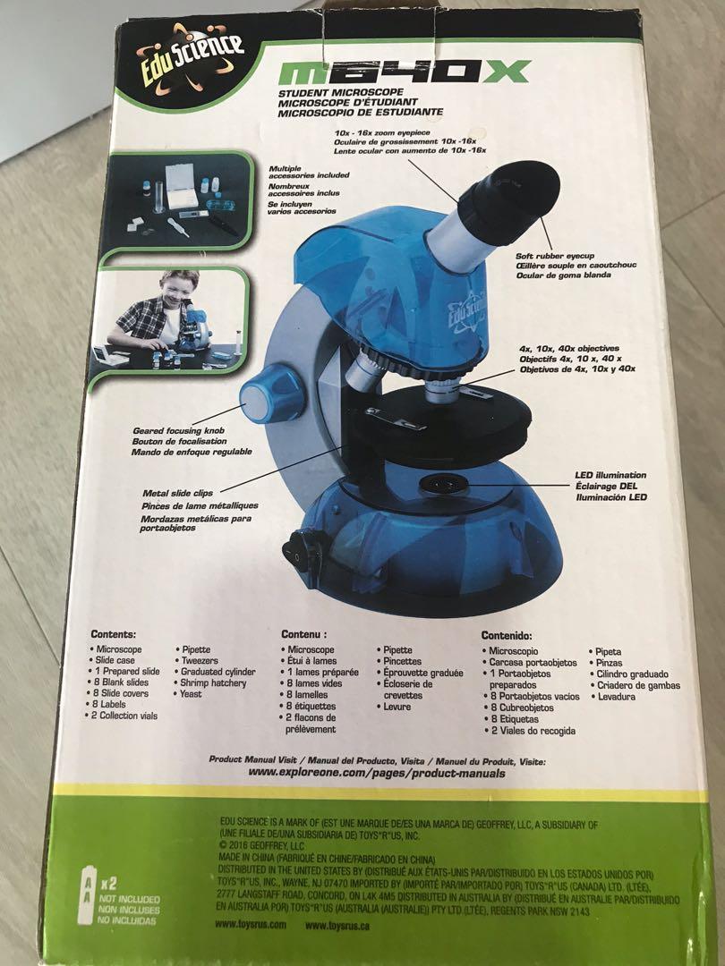 Edu Science M640x Student Microscope Toys'R'Us, Everything Else on
